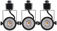 Track Light Head CLOUDY BAY 8W LED 5000K Day Light, pacote com 3