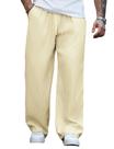 Track Pants ZAFUL Baggy Parachute Color Block para homens