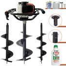 Trado Motorizado À Gasolina Vant VPS-52 52cc 2HP 6.500rpm Perfurador de Alta Performance + Brocas 80x20, 80x25 e 80x30 + ÓLEO STIHL 8017 2T
