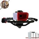 Trado Motorizado Sem Broca À Gasolina Anmax GD520B 52cc 2,2HP 7.000rpm Perfurador de Solo Profissional