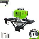 Trado Motorizado Sem Broca Menegotti MPS-52 À Gasolina 2T 52cc 1,8HP de Potência 9.000rpm Perfurador de Solo Para Mourões, Reflorestamento e Construção Civil