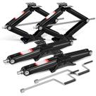 Trailer de trailer Scissor Jacks DNA MOTORING, pacote com 4, 2267 kg, 4-24 polegadas