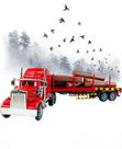 Trailer de trator pesado Toy Truck Big Daddy Big Rig
