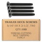 Trailer Deck Screws Hales Sim! 100 unidades autorroscantes de 6,35 cm