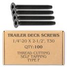 Trailer Deck Screws Hales Sim! 100 unidades autorroscantes de 6,35 cm