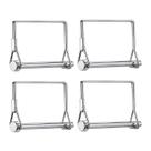 Trailer Hitch Pin Truleego, pacote com 4 unidades de aço revestido de zinco de 1/4 x 10 cm Trailer Hitch Pin Truleego, pacote com 4 unidades de aço revestido de zinco de 1/4 x 10 cm