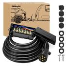 Trailer Plug Nilight Heavy Duty de 7 vias com caixa de junção de 12 pés Trailer Plug Nilight Heavy Duty de 7 vias com caixa de junção de 12 pés