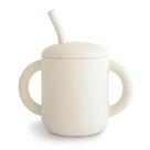 Training Cup Mushie Silicone Straw 175 ml para crianças pequenas