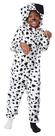 Traje California Costumes Dalmatian Pup Fleece Macacão Infantil