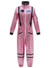 Traje de astronauta feminino GRAJTCIN Pink Spaceman Macacão M