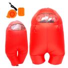 Traje de astronauta inflável Timisea Funny Halloween Red