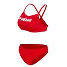 Traje de baño BLARIX para mujer Guard de 2 piezas (Rojo, Mediano) Poliéster