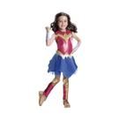 Traje de Cosplay de Mulher Maravilha para Halloween - Fantasia Infantil Luxo