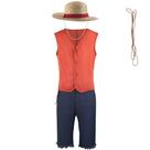 Traje de cosplay EMERY 2023, filme Monkey D Luffy para homens