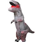 Traje de dinossauro inflável KINQUINN para festa de Halloween infantil