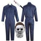 Traje de Halloween Michael Myers Adulto - Máscara e Macacão para Festa de Terror