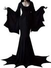 Traje de Halloween YEAXLUD Vampire Morticia Addams
