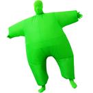 Traje de máscaras inflável IHGYT, terno de corpo inteiro, verde
