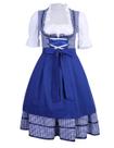 Traje GloryStar German Dirndl Vestido feminino da Oktoberfest da Baviera
