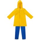 Traje GOBWCOT, capa de chuva de Halloween para crianças e meninas, amarela (tamanho M)
