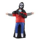 Traje inflável Atyhao Scary Ghost Black para adultos