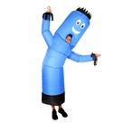 Traje inflável LookOurway Tube Man Blue para adultos