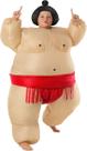 Traje inflável Morph Red Sumo Wrestler para crianças
