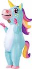 Traje inflável Spooktacular Creations Adult Unicorn Blue