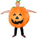 Traje inflável ZISUEX Pumpkin Orange para adultos