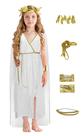 Traje JEGERMIG, toga grega, deusa romana, atena, crianças, menina