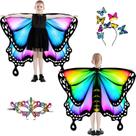 Traje LYL. Asas de borboleta Ling para meninas de 3 a 13 anos