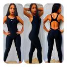 Traje macaçao feminino preto ou marinho para natação ou hidroginástica