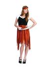 Traje RG Costumes Pirate Wench preto/branco/Rust para mulheres