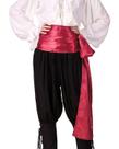 Traje Sash the Pirate Dressing Pirate Medieval Satin Red