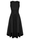 Traje Scarlet Darkness Medieval Renaissance Vestido feminino