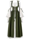Traje Spooktacular Creations Renaissance Women Olive XL