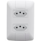 Tramontina Aria Conjunto 4x2 2 Tomada 10A - 250V Tramontina Aria Conjunto 4x2 2 Tomada 10A - 250V