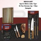 Tramontina Dynamic Mega Kit Churrasco Completo 12 Talheres, Tábua e 3 Utensílios Essenciais