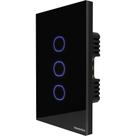 Tramontina Interruptor Touch Smart Wi-fi Preto com 3 Canais - Onne
