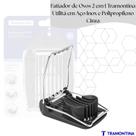 Tramontina Utilitá: Fatiador de Ovos 2 em 1 em Aço Inox e Polipropileno Cinza Tramontina Utilitá: Fatiador de Ovos 2 em 1 em Aço Inox e Polipropileno Cinza