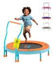 Trampolim Infantil SPORTSOUL 90 cm com Barra de Apoio em Espuma