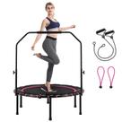 Trampolim SONGMICS Fitness Rebounder de 102 cm com corrimão