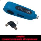 Tranca para moto de manete trava antifurto caps lock guidão