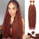 Trançando o cabelo SOYI HAIR Dark Ginger Deep Water Wave 20