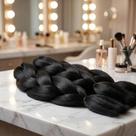 Tranças Jumbo Box Braid 400g Preto: Transformação Rápida