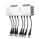 Transceptor de vídeo Balun CCTV Simlug sem necessidade de energia