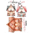 Transfer de Imagem Small - Casinha - TIS-012 Transfer de Imagem Small - Casinha - TIS-012
