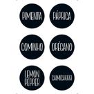 Transfer de Imagem Small - Selos Com Nomes de Temperos - TIS-061 Transfer de Imagem Small - Selos Com Nomes de Temperos - TIS-061