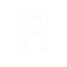 Transfer - Letra R - Branco - 1 unidade - Rizzo