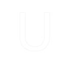Transfer - Letra U - Branco - 1 unidade - Rizzo